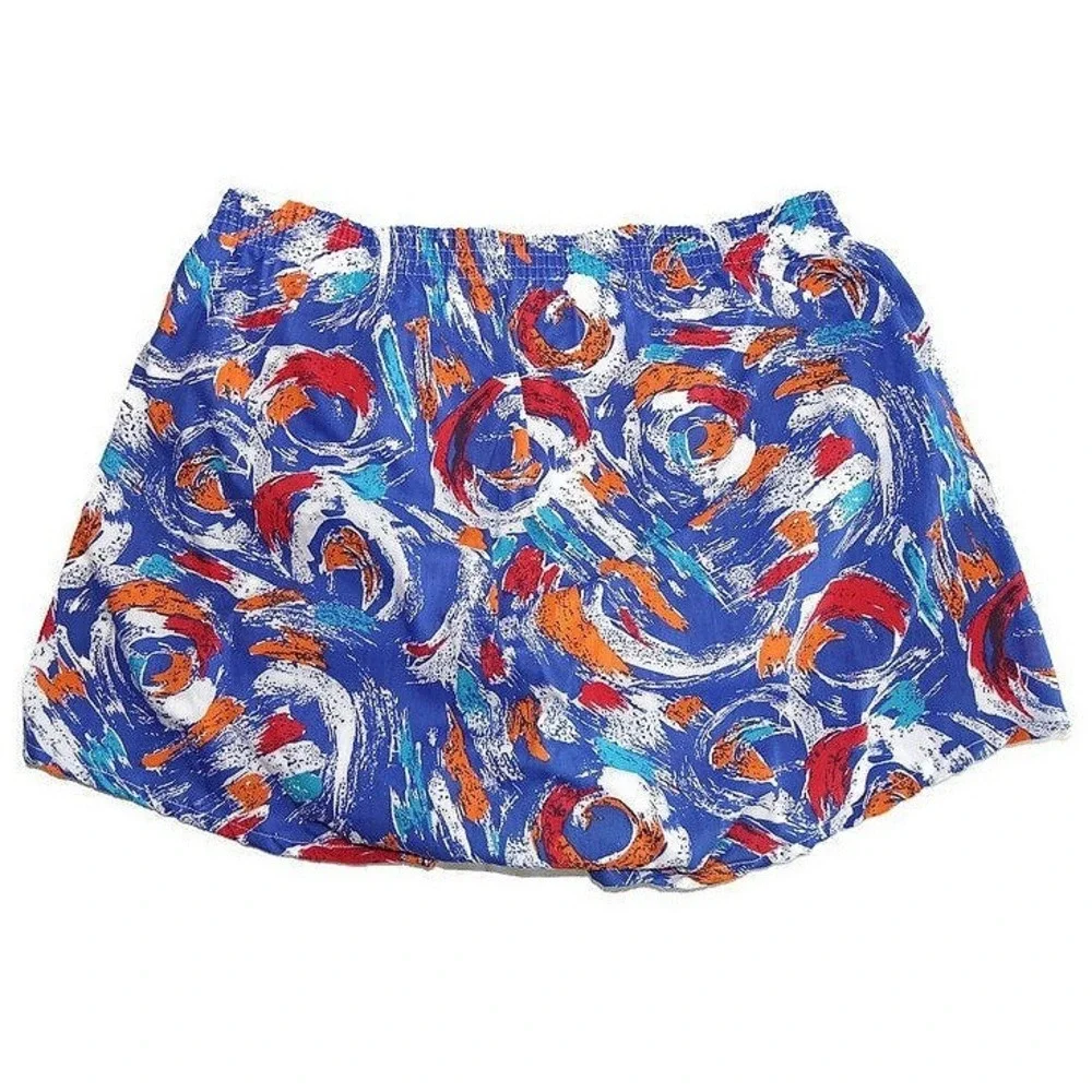 Mervyns‎ Boxer Shorts Mens Large Multicolor Vintage Deadstock Abstract Swirl